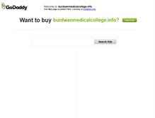 Tablet Screenshot of burdwanmedicalcollege.info